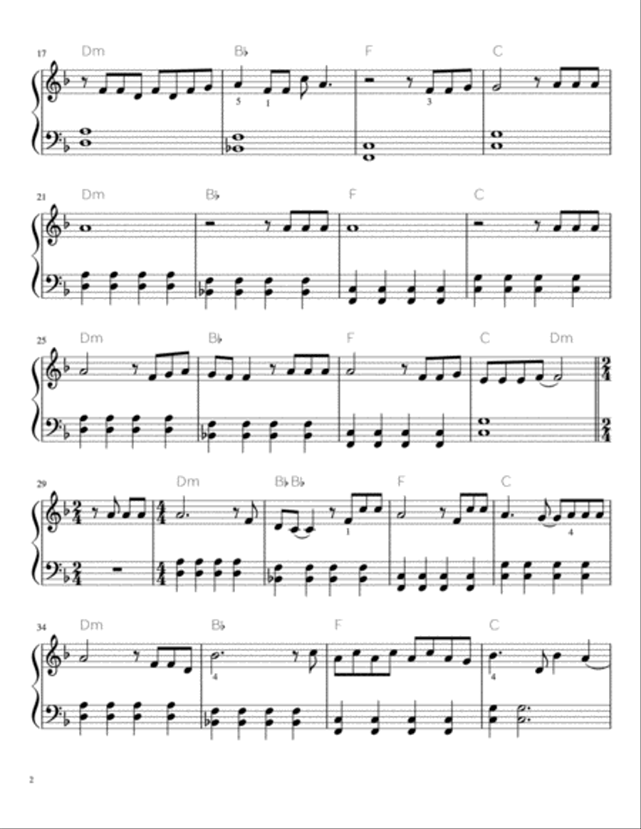 Faded Easy Piano scores gallery preview page 3