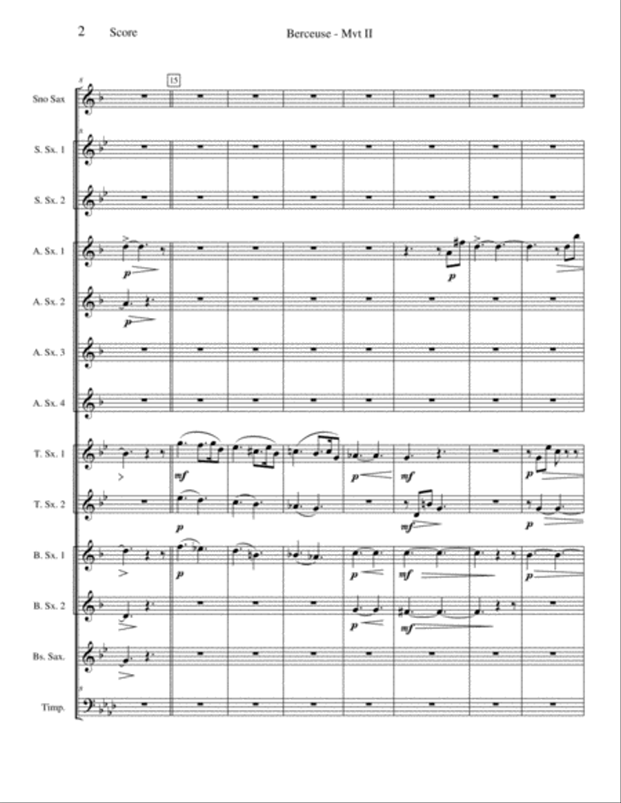Berceuse (Mvt II) from 