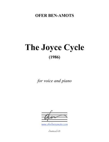 The Joyce Cycle - for voice and piano