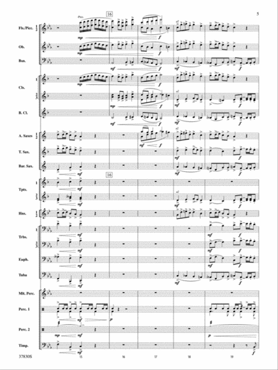 Yuletide Tapestry: Score Yuletide Tapestry: Score Concert Band scores gallery preview page 5