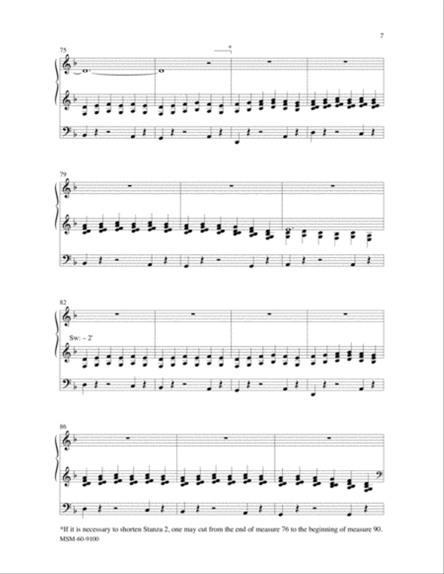 At the Name of Jesus 4-Part scores gallery preview page 5