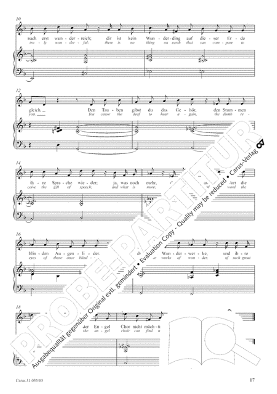 Soul and spirit are astounded (Geist und Seele wird verwirret) English Horn scores gallery preview page 18