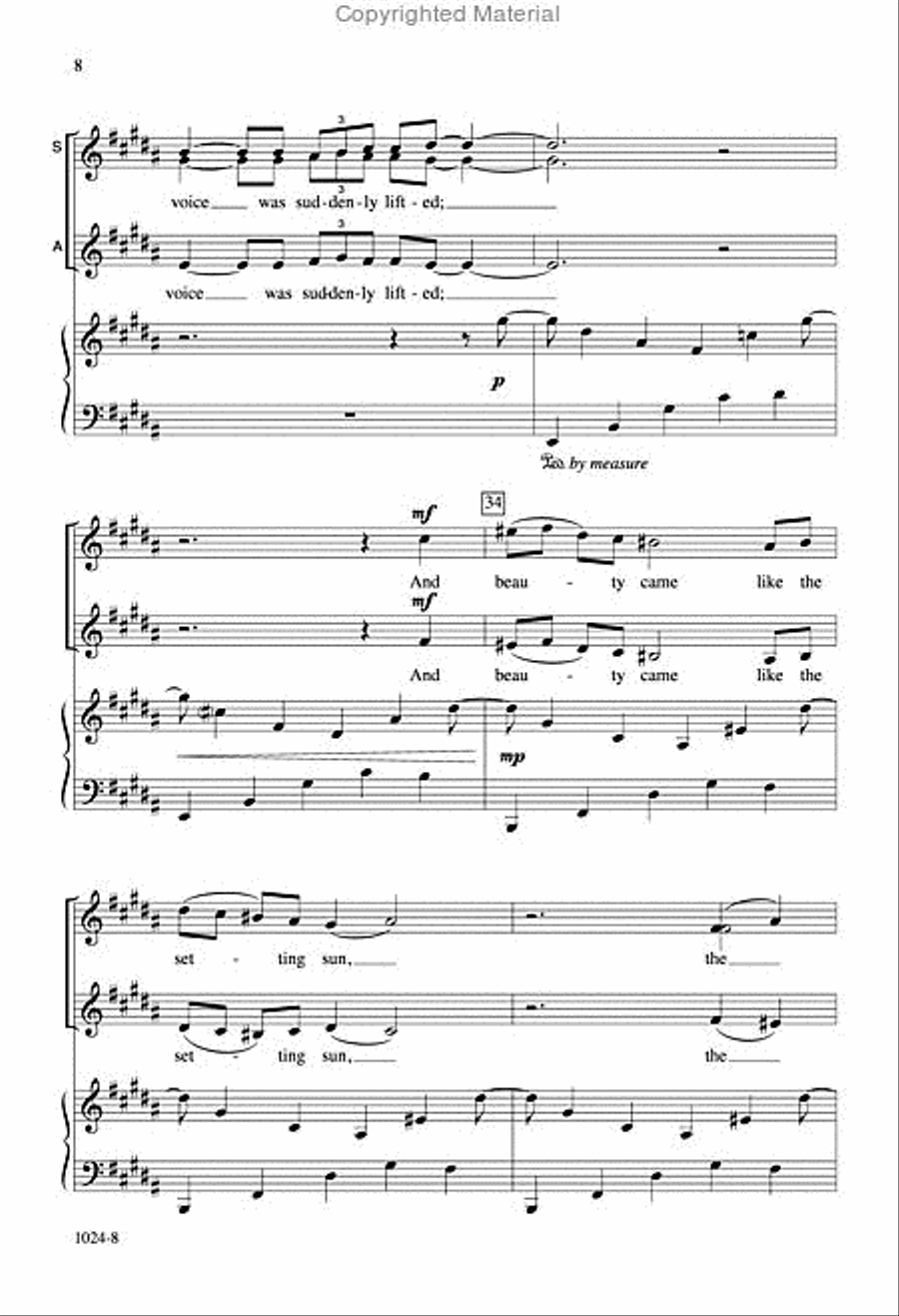 Everyone Sang - SSA Octavo SSA scores gallery preview page 7