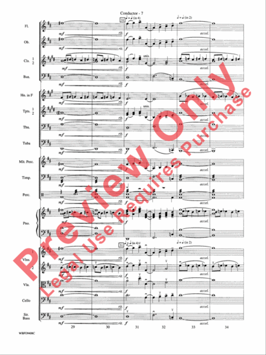 Rhapsody In Blue Full Orchestra scores gallery preview page 10