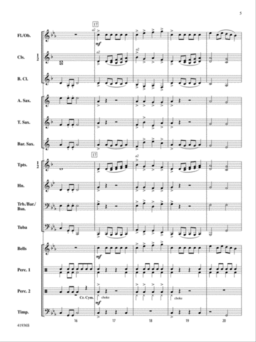 Shadowlands: Score Shadowlands: Score Concert Band scores gallery preview page 5