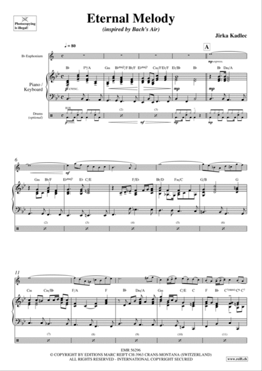 Eternal Melody Eternal Melody Euphonium scores gallery preview page 3
