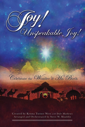 Book cover for Joy! Unspeakable Joy! - Choral Book