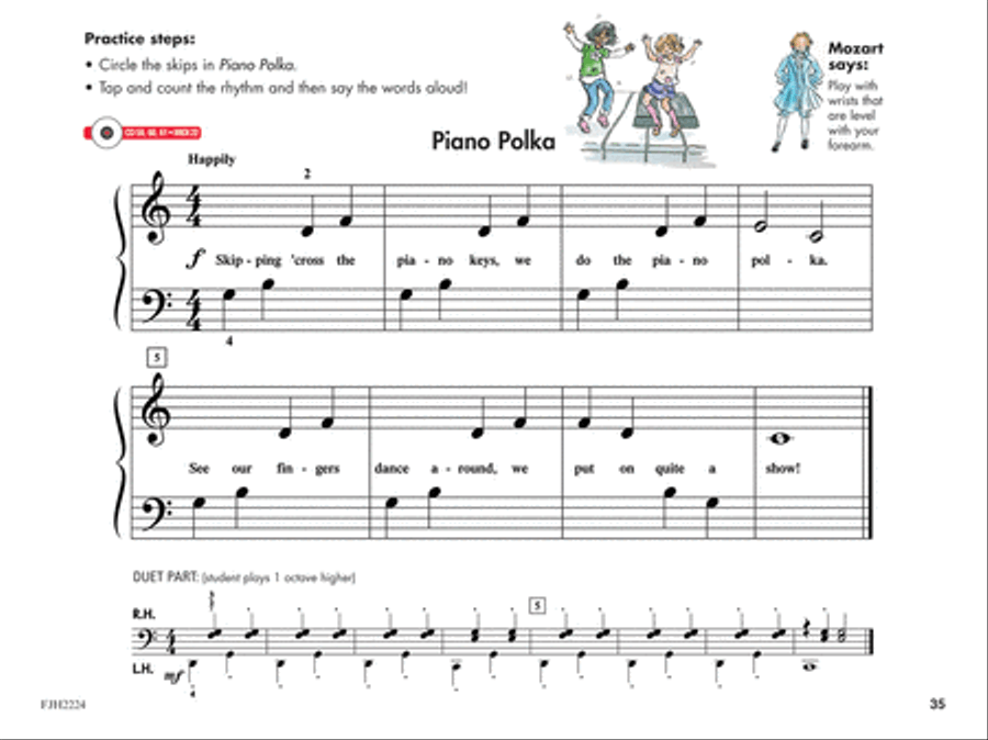 The All-in-One Approach to Succeeding at the Piano, Preparatory Book B Piano Method scores gallery preview page 4