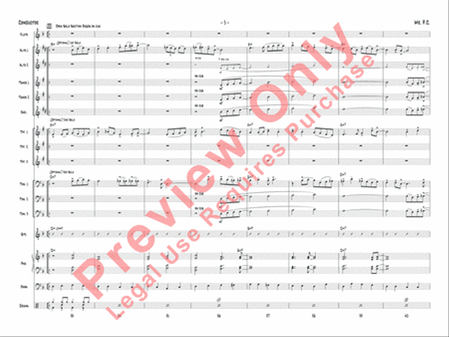 Mr. P.C. Jazz Ensemble scores gallery preview page 8