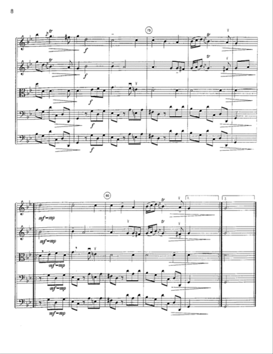 Timon of Athens: Curtain Tune on a Ground Orchestra scores gallery preview page 9