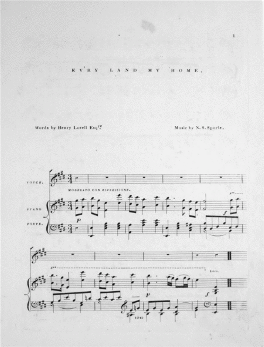 Ev'ry Land My Home Voice scores gallery preview page 2