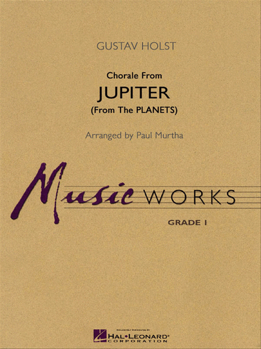 Chorale from Jupiter (from The Planets) Concert Band scores gallery preview page 1