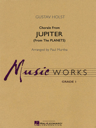 Book cover for Chorale from Jupiter (from The Planets)