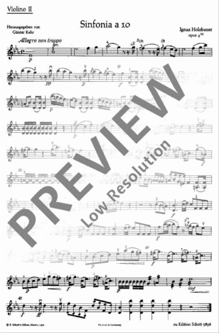 Symphony A 10 Violin scores gallery preview page 2