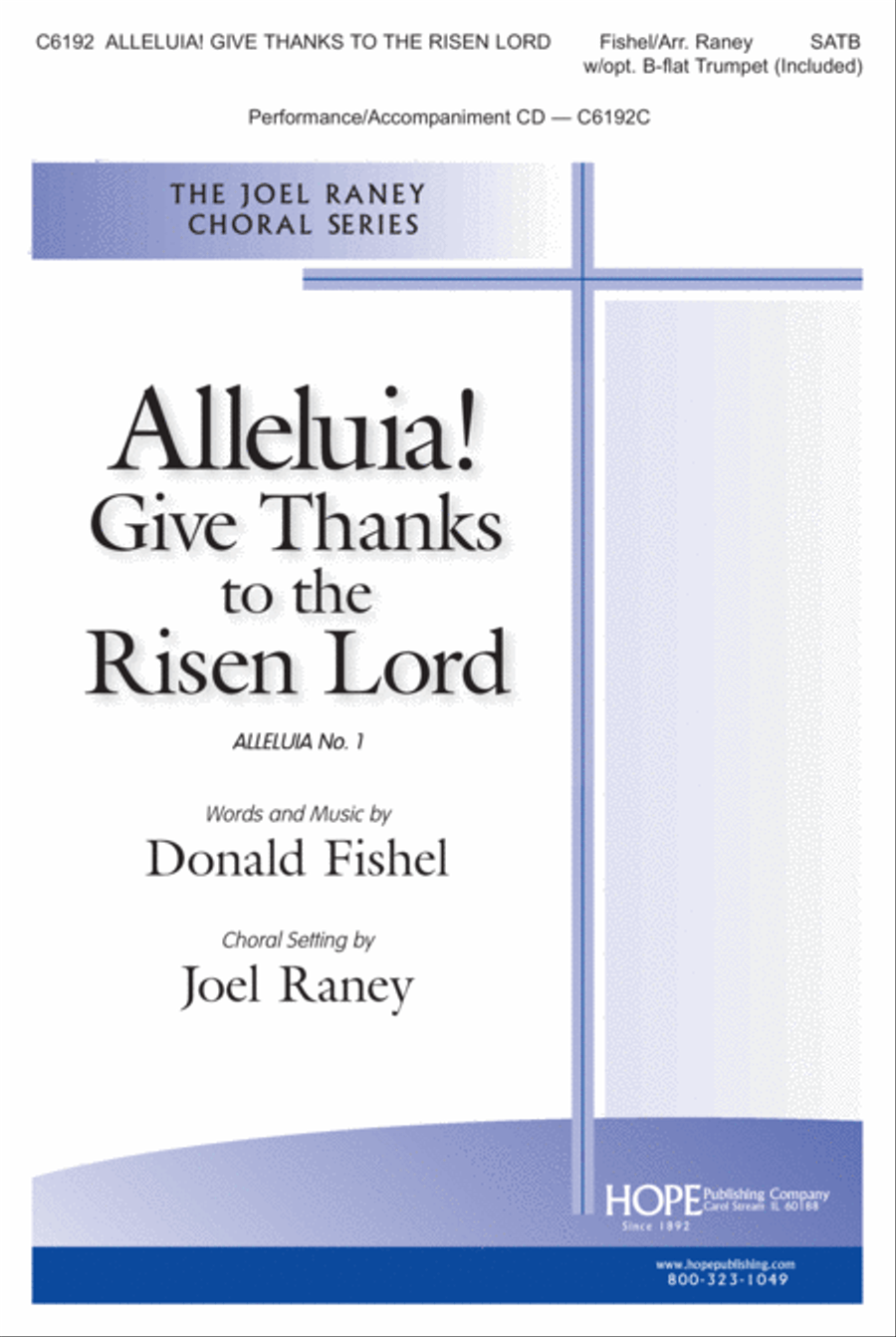 Alleluia! Give Thanks to the Risen Lord 4-Part scores gallery preview page 1