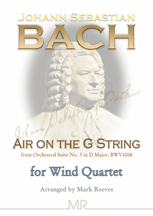 Book cover for Air on the G String for Wind Quartet