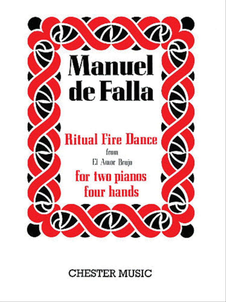 Ritual Fire Dance from El Amor Brujo Piano Duet scores gallery preview page 1