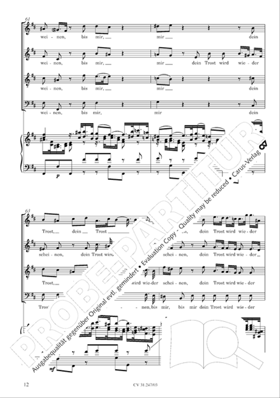 St. Mark Passion (Markus-Passion) 4-Part scores gallery preview page 13