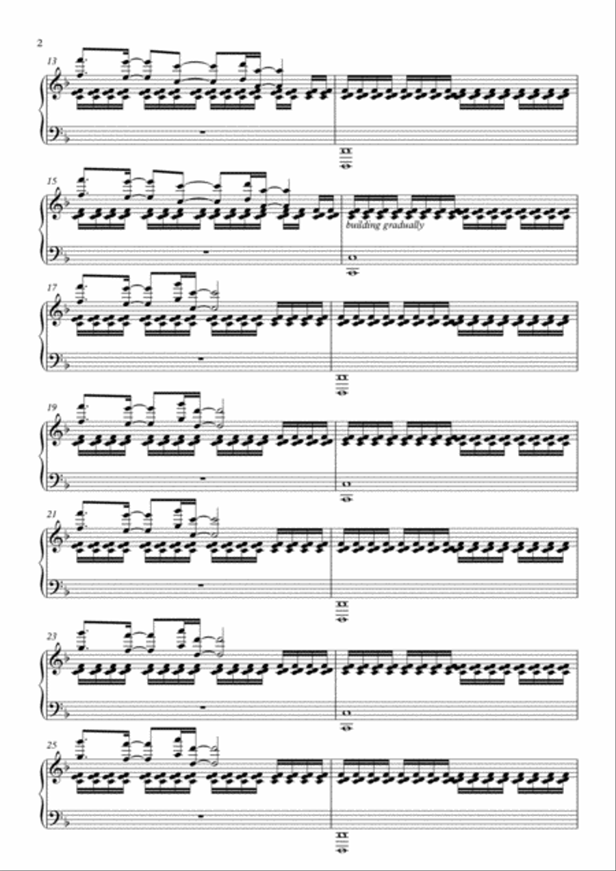Vicissitude No 2 Piano Solo scores gallery preview page 2