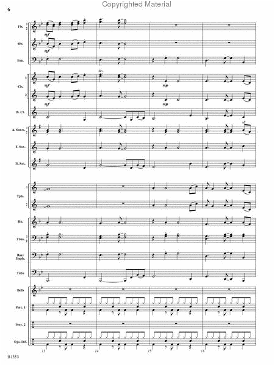 Cruisin' Concert Band scores gallery preview page 5