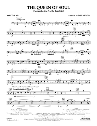 The Queen Of Soul (arr. Paul Murtha)- Conductor Score (Full Score) - Baritone B.C.