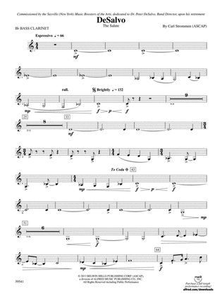 DeSalvo: B-flat Bass Clarinet