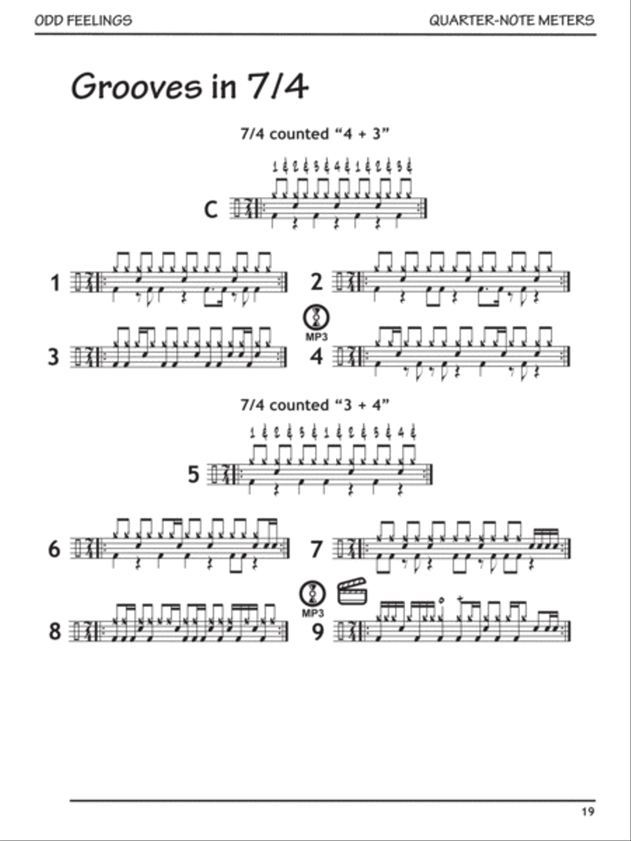 Odd Feelings Percussion scores gallery preview page 5