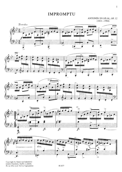 Klavierkompositionen, op. 52