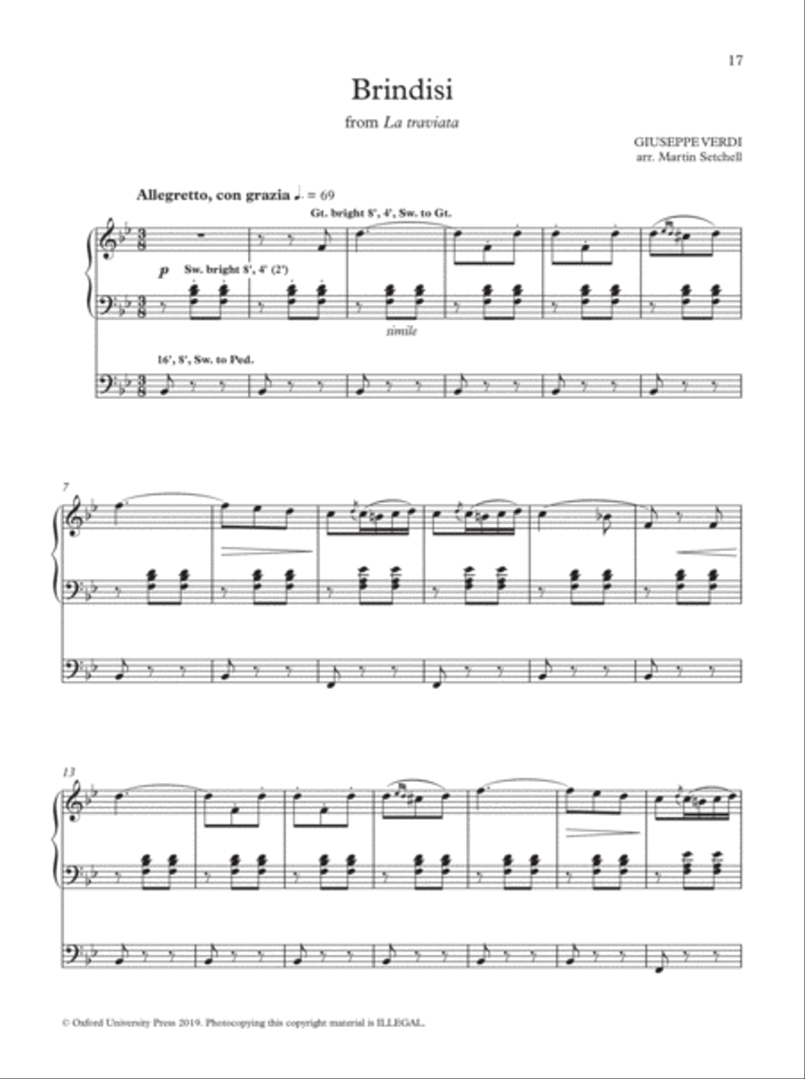 A Verdi Organ Album Organ Solo scores gallery preview page 7