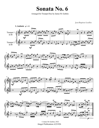 Loeillet: Sonata No. 6 for Trumpet Duo
