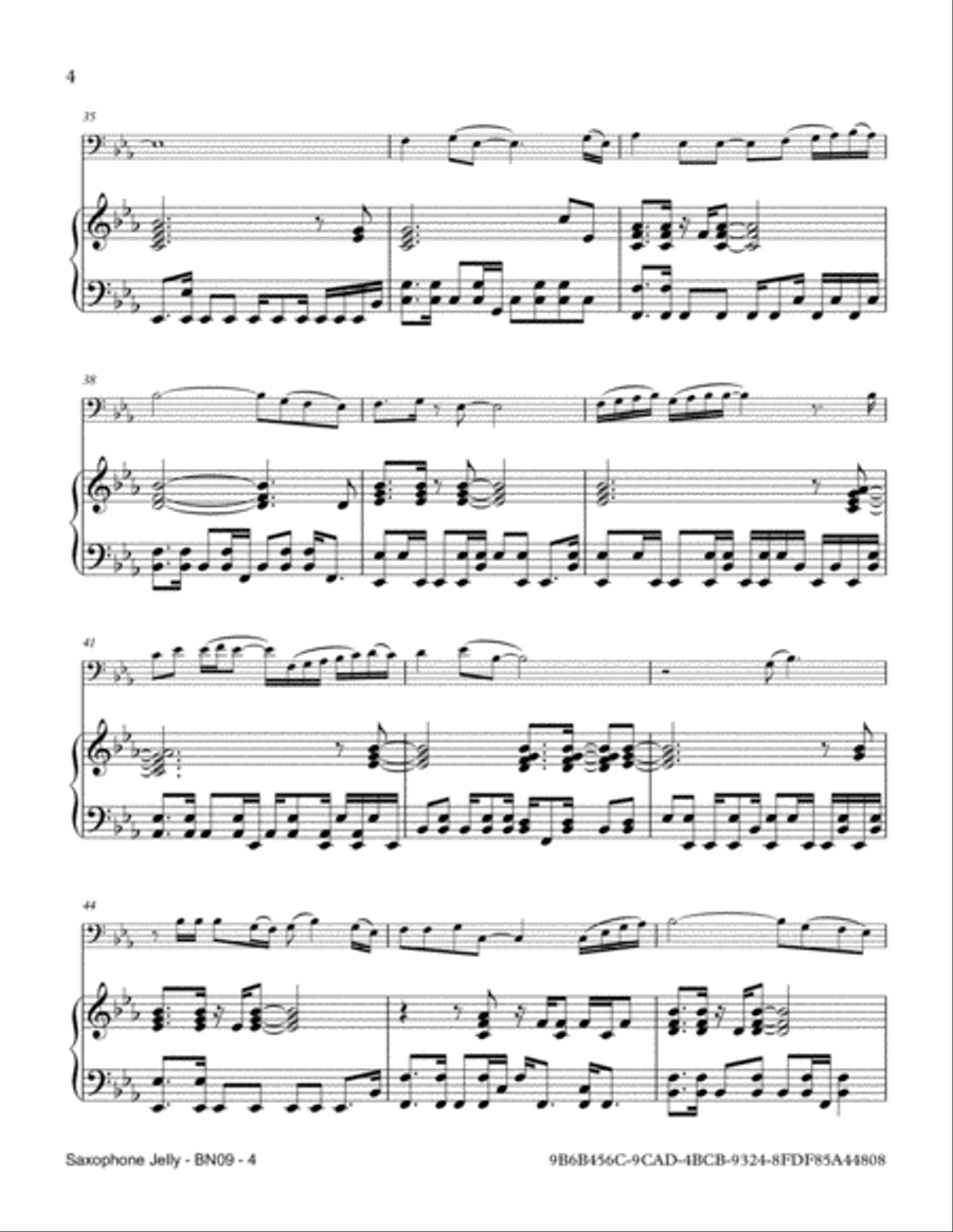 Saxophone Jelly Saxophone Jelly Bassoon scores gallery preview page 4