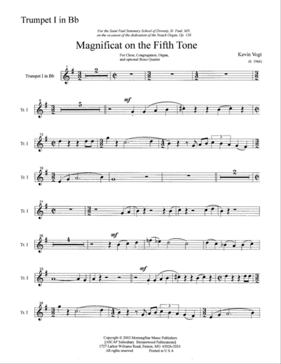Magnificat on the Fifth Tone Choir scores gallery preview page 2