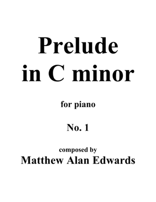 Book cover for Prelude in C minor