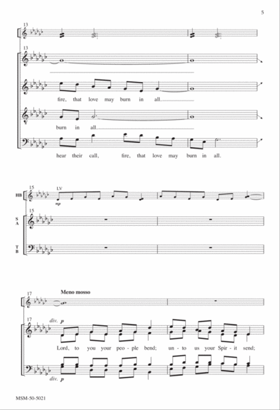 Hail This Joyful Day's Return 4-Part scores gallery preview page 3