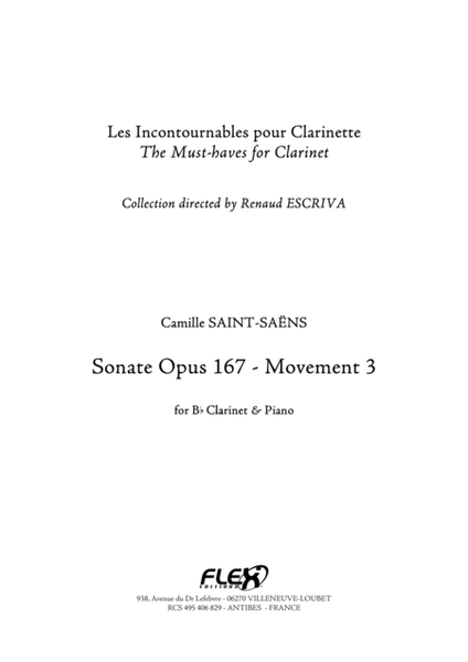 Sonata Opus 167 - Mvt 3 image number null