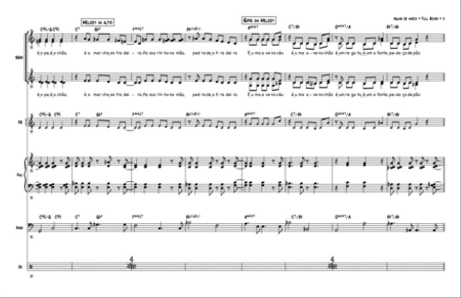 Águas De Março (waters Of March) SSAA scores gallery preview page 6