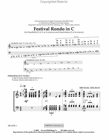 Festival Rondo In C image number null