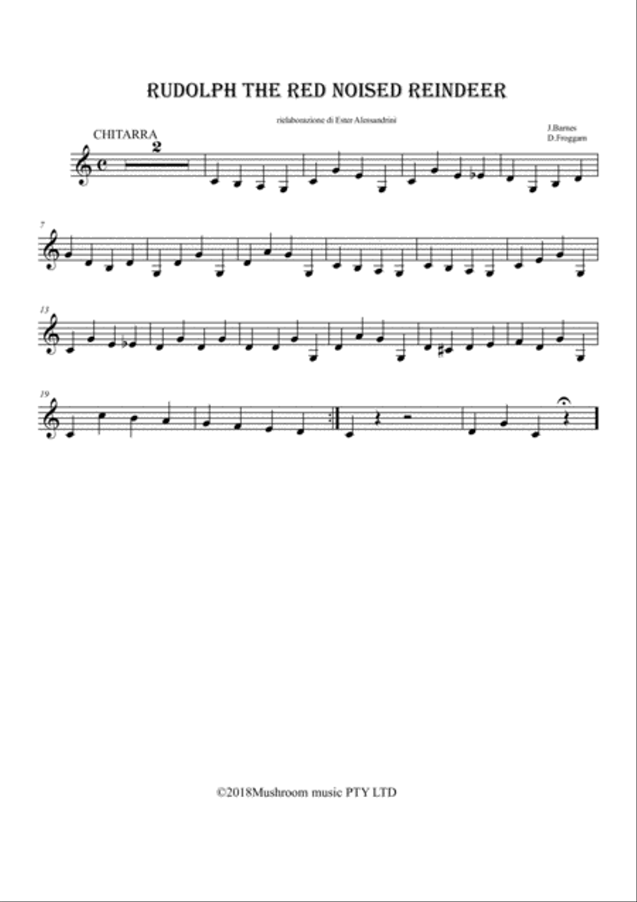 Rudolph The Red-nosed Reindeer Small Ensemble scores gallery preview page 3