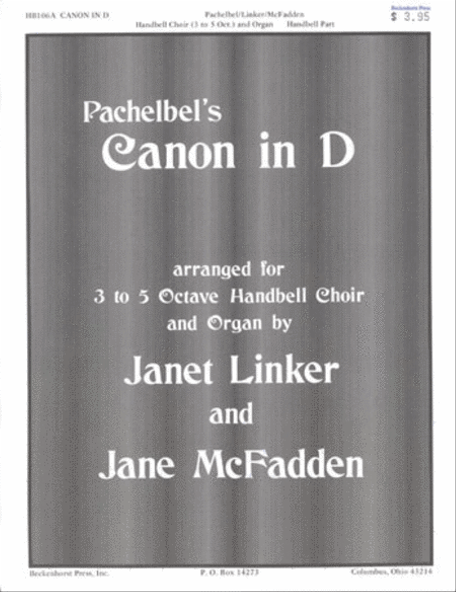 Pachelbel's Canon In D - handbell part 5-Octaves scores gallery preview page 1