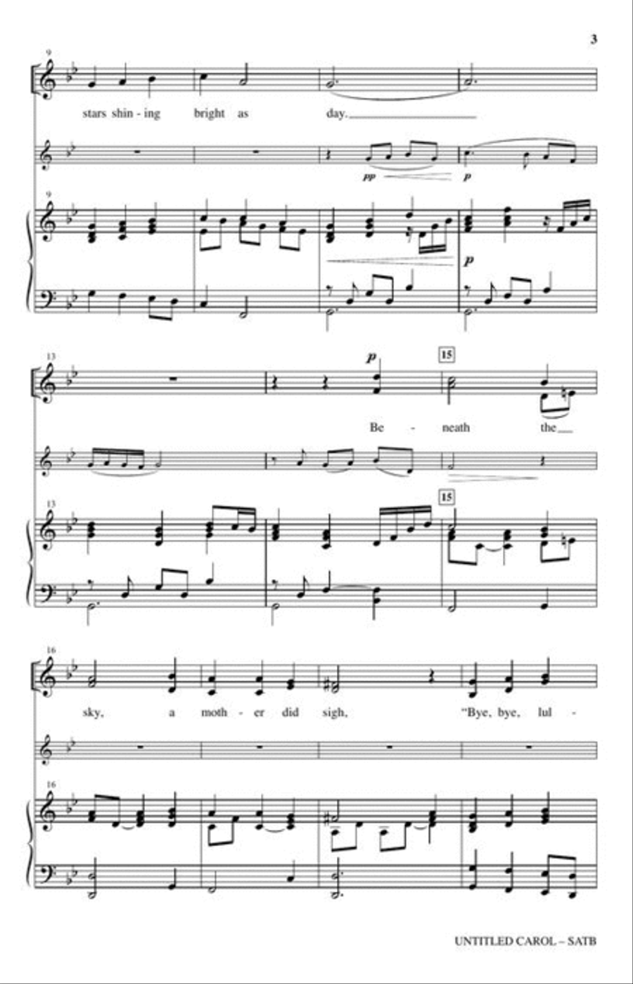 Untitled Carol 4-Part scores gallery preview page 4