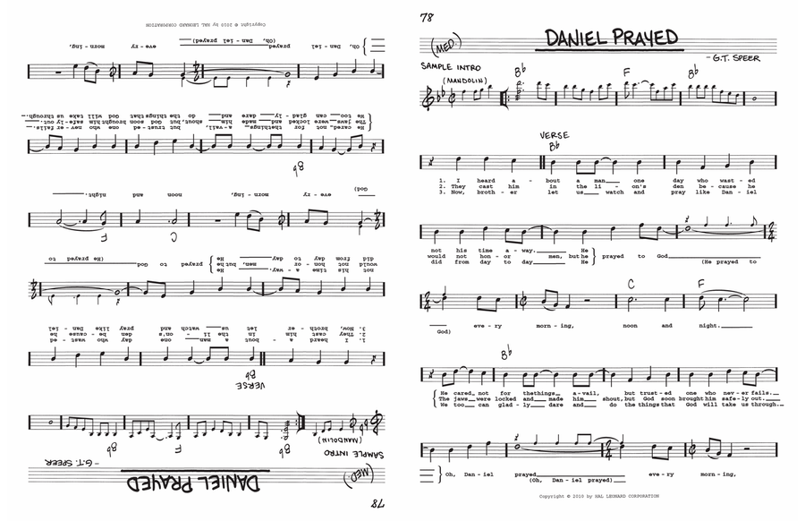 Daniel Prayed Voice scores gallery preview page 1