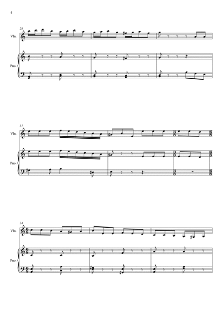 LA CAMPANELLA Violin Solo scores gallery preview page 4