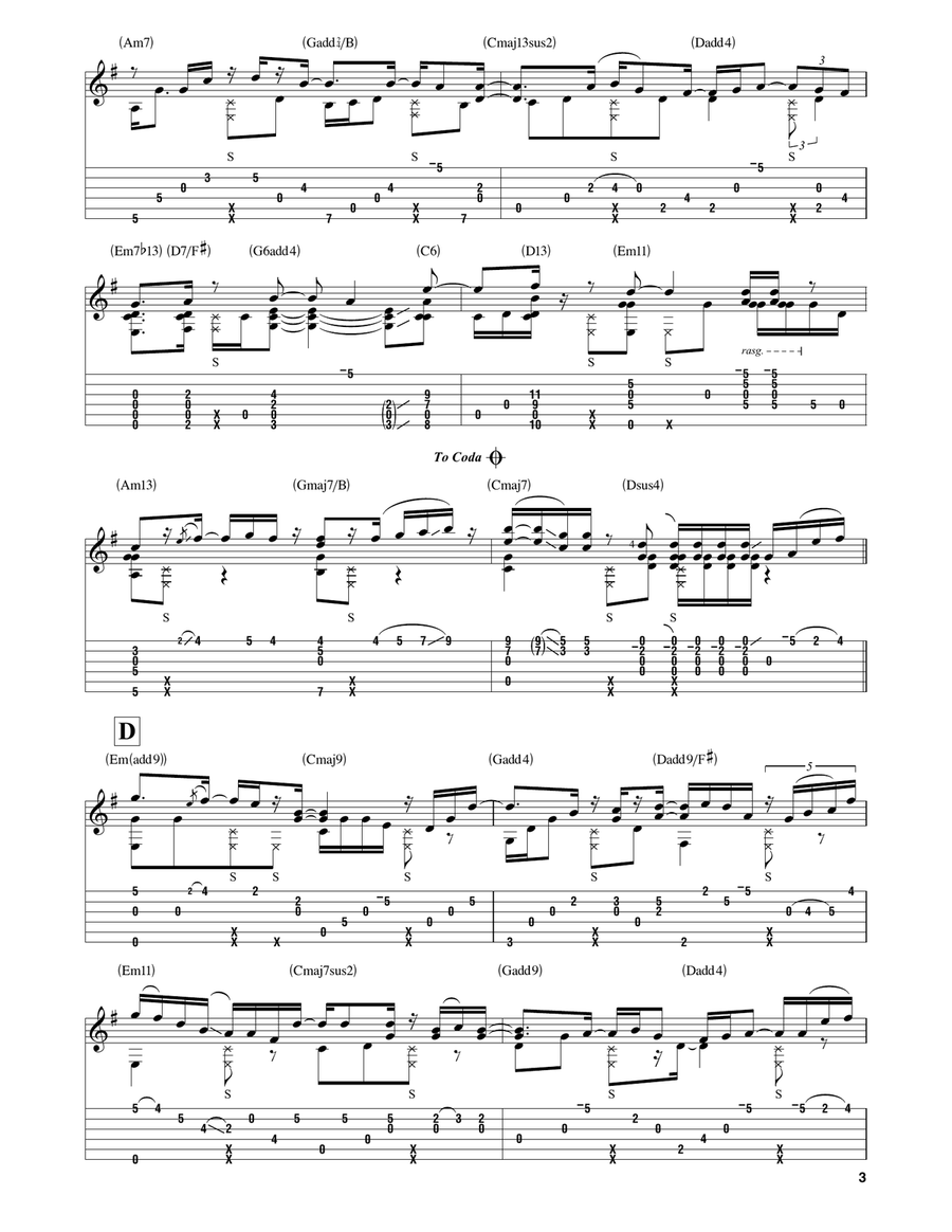 Rylynn Rylynn Acoustic Guitar scores gallery preview page 3