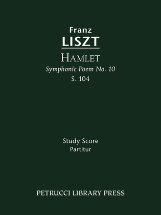 Book cover for Hamlet, S.104