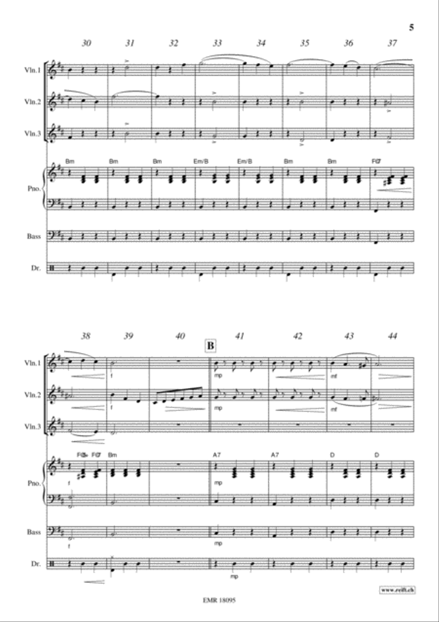 Donauwellen Violin scores gallery preview page 5
