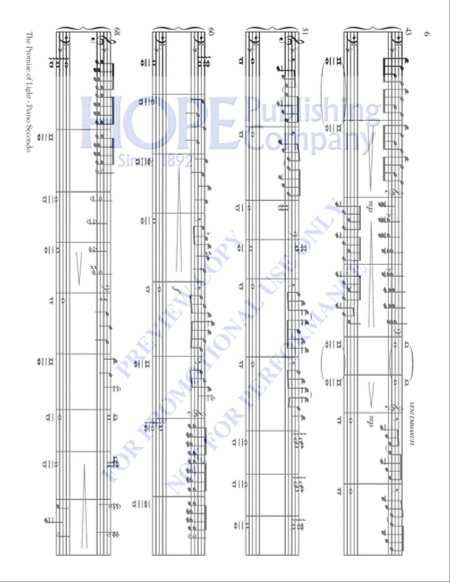 The Promise of Light The Promise of Light Choir scores gallery preview page 7