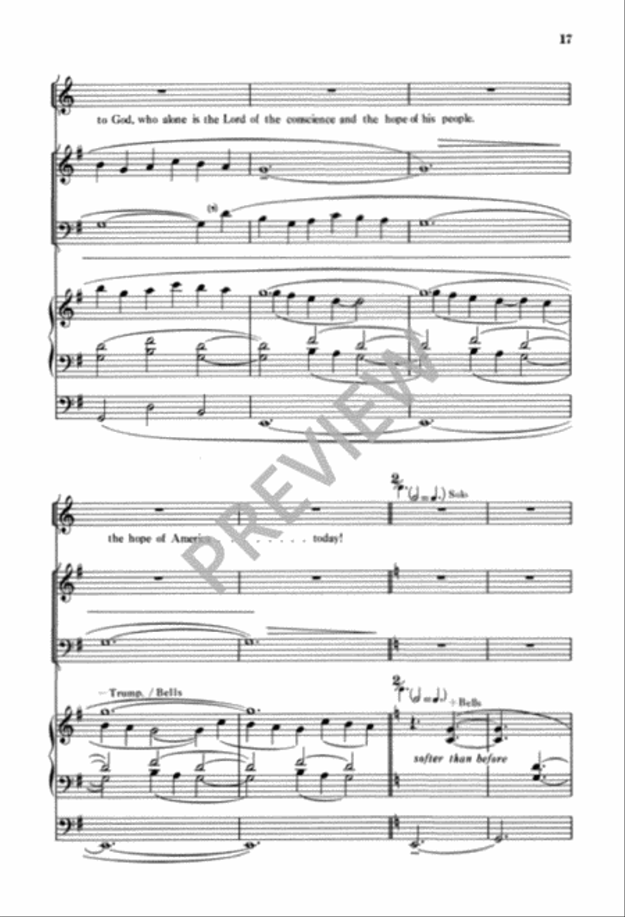 A Prayer for Us A Prayer for Us 4-Part scores gallery preview page 19