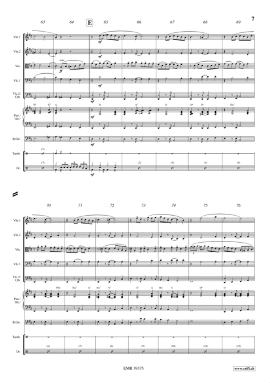 Let's Be Merry Let's Be Merry Bass Guitar scores gallery preview page 6