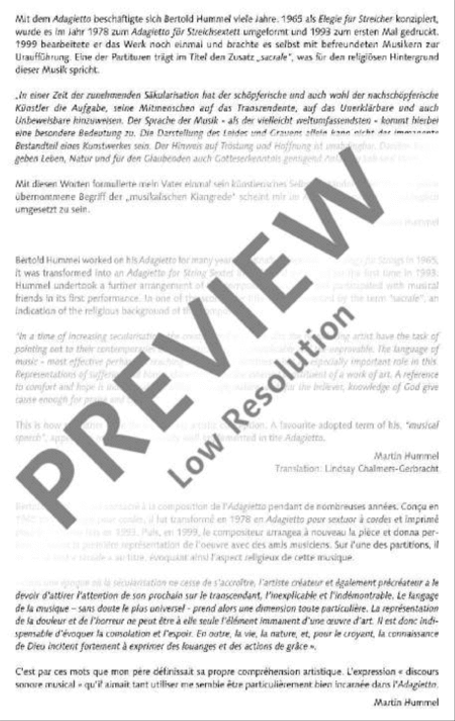 Adagietto Chamber Music scores gallery preview page 2
