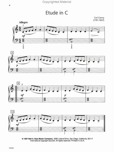 Piano Etudes Level 1 by Keith Snell Piano Method - Sheet Music